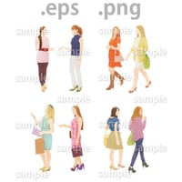 外国人イラスト (EPS , PNG )   gl_004