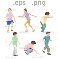 子供イラスト (EPS , PNG )   ch_014