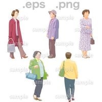 シニアイラスト (EPS , PNG )   se_061
