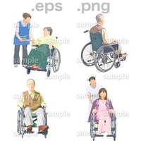 シニアイラスト (EPS , PNG )   se_082