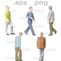 シニアイラスト (EPS , PNG )   se_052