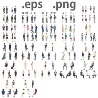 ビジネスイラスト (EPS , PNG ) セット bu_set01