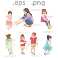 子供イラスト (EPS , PNG )   ch_005