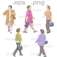 シニアイラスト (EPS , PNG )   se_073