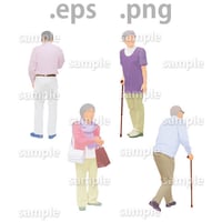 ファミリーイラスト (EPS , PNG )   fa_014