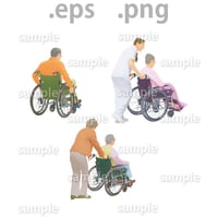 シニアイラスト (EPS , PNG )   se_017