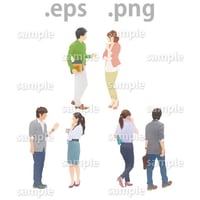 ビジネス人物イラスト (EPS , PNG )  bu_010