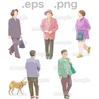 シニアイラスト (EPS , PNG )   se_060