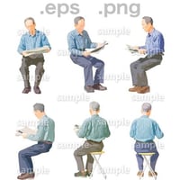 シニアイラスト (EPS , PNG )   se_054
