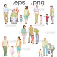 シニアイラスト (EPS , PNG )   se_001