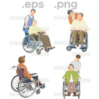 シニアイラスト (EPS , PNG )   se_090