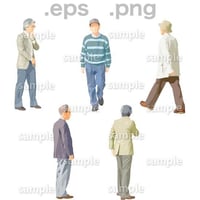 シニアイラスト (EPS , PNG )   se_048