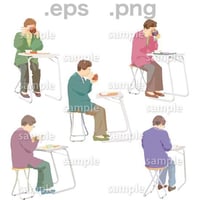シニアイラスト (EPS , PNG )   se_065