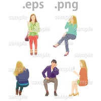 外国人イラスト (EPS , PNG )   gl_019