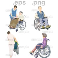 シニアイラスト (EPS , PNG )   se_093
