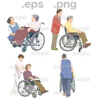 シニアイラスト (EPS , PNG )   se_091