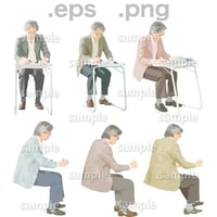 シニアイラスト (EPS , PNG )   se_058