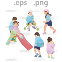 子供イラスト (EPS , PNG )   ch_012