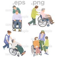 シニアイラスト (EPS , PNG )   se_087
