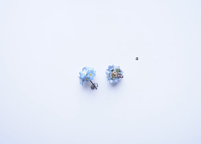 勿忘草ピアスa.b | Little Witch