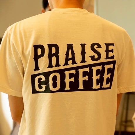 【オリジナルTシャツ】PRAISE COFFEEオリジナルTシャツ！3,850円（税込価格）