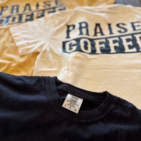 【オリジナルTシャツ】PRAISE COFFEEオリジナルTシャツ！3,850円（税込価格）