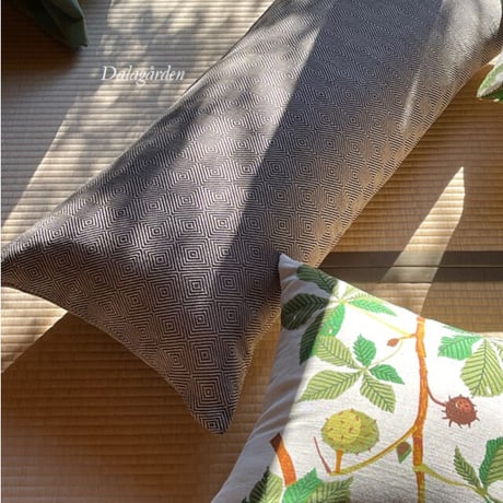 JK-26　ヨブス　クッションカバー45　カスタニー　ナチュラル