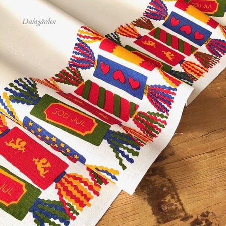 KC-02　 ヨブス　カフェカーテン　smällkaramell　GODJUL　ロング