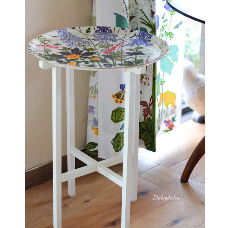 TT-18 ヨブス トレイテーブルセット ケマンソウ 白樺白 | ダーラナガーデン