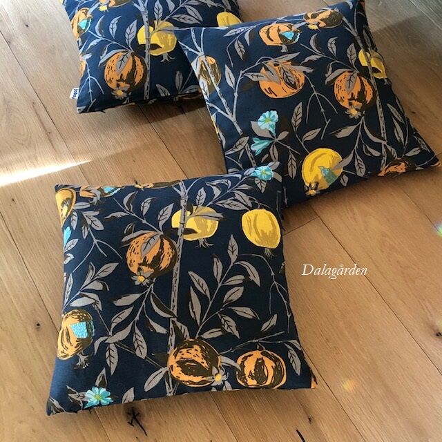 ラス1 黒川イザナ クッションカバー JK-10 ヨブス クッションカバー45 ザクロ 濃紺×グレイ