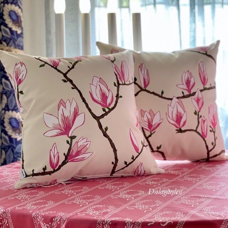 JK-15 ヨブス クッションカバー40 Magnolia ナチュラル | ダーラナガーデン