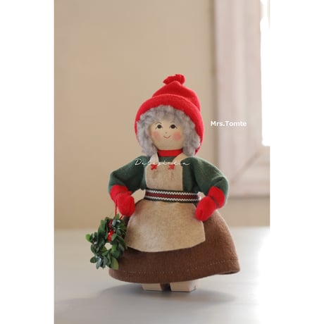 Butticki社製　Jultomte 木靴のトムテ カップル
