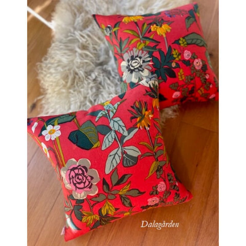 ヨブス（Jobs） クッション JK-20 ヨブス コンビクッションセット50 サマー レッド 2枚1セット