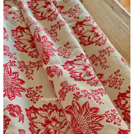 DA-01  Agneta　スカート　Rokokoblomma　 レッド