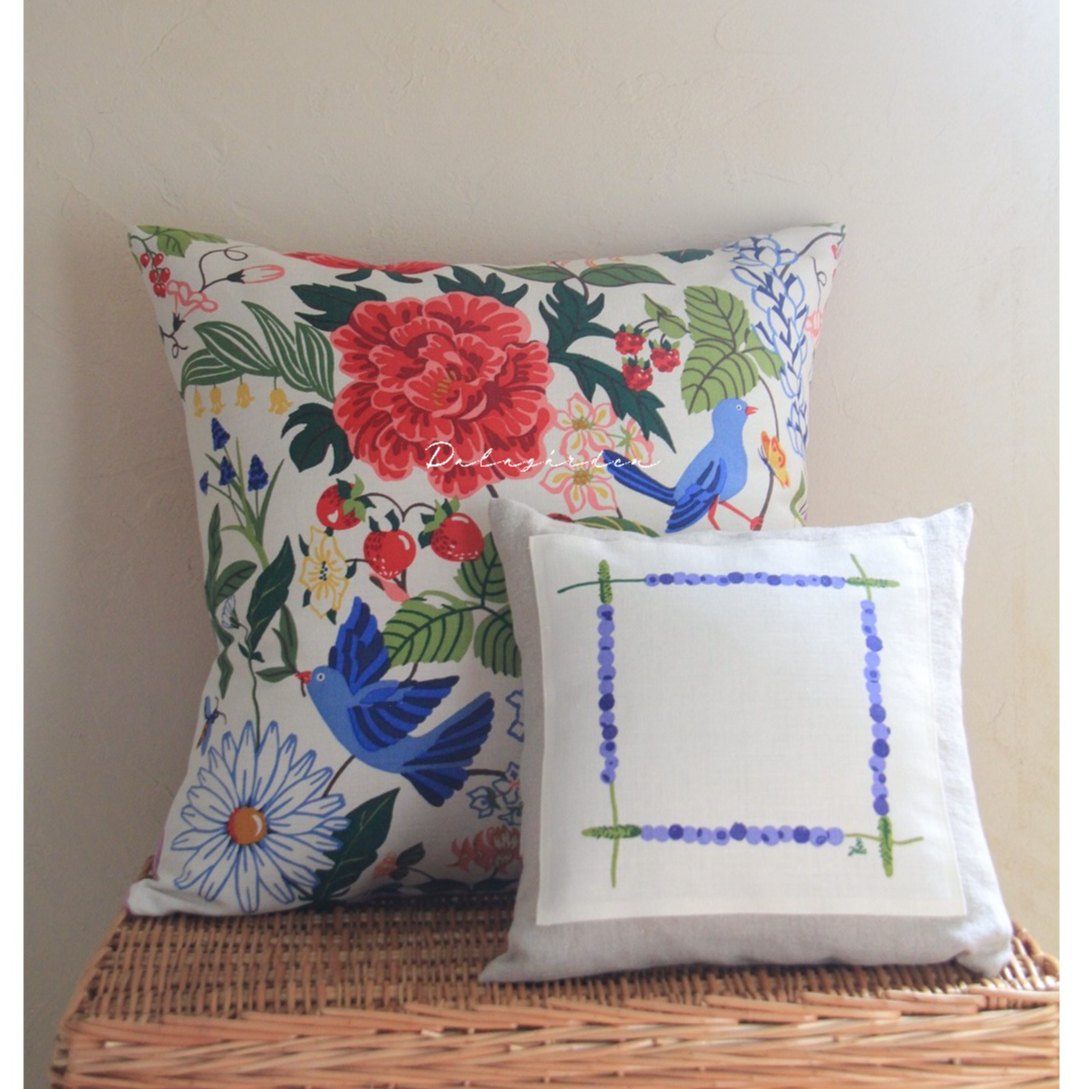 JK-43 ヨブス コンビクッションカバー60 おじいさんの庭