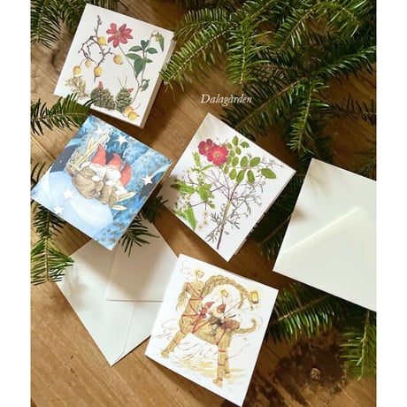 MajさんのJUL ミニカード＆ 封筒セット　4種類1セット