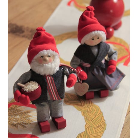 Butticki社製　Jultomte カップル　ちょっと大きめ
