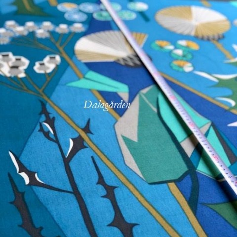 MT-19 ヨブス メートル布 Thistler アザミ ブルー | ダーラナ