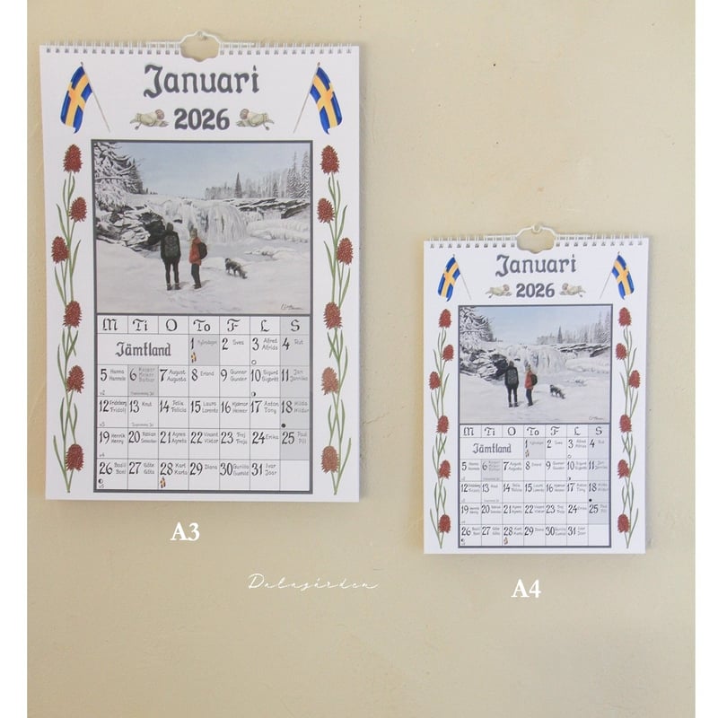 【送料無料】安蘭けいさん掲載ページ（ポスターサイズ）#7916 オリジナルA1ポスターカレンダー【販促花子ノベルティ】