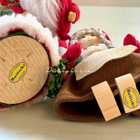 Butticki社製　Jultomte 木靴のトムテ カップル