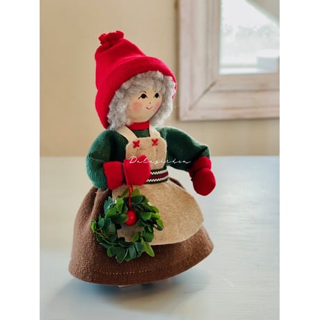 Butticki社製　Jultomte 木靴のトムテ カップル