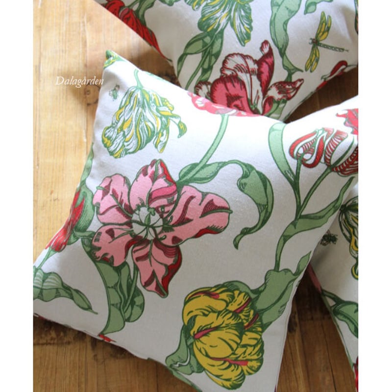 JK-14 ヨブス クッションカバー40 Tulpaner ナチュラル | ダーラナガーデン