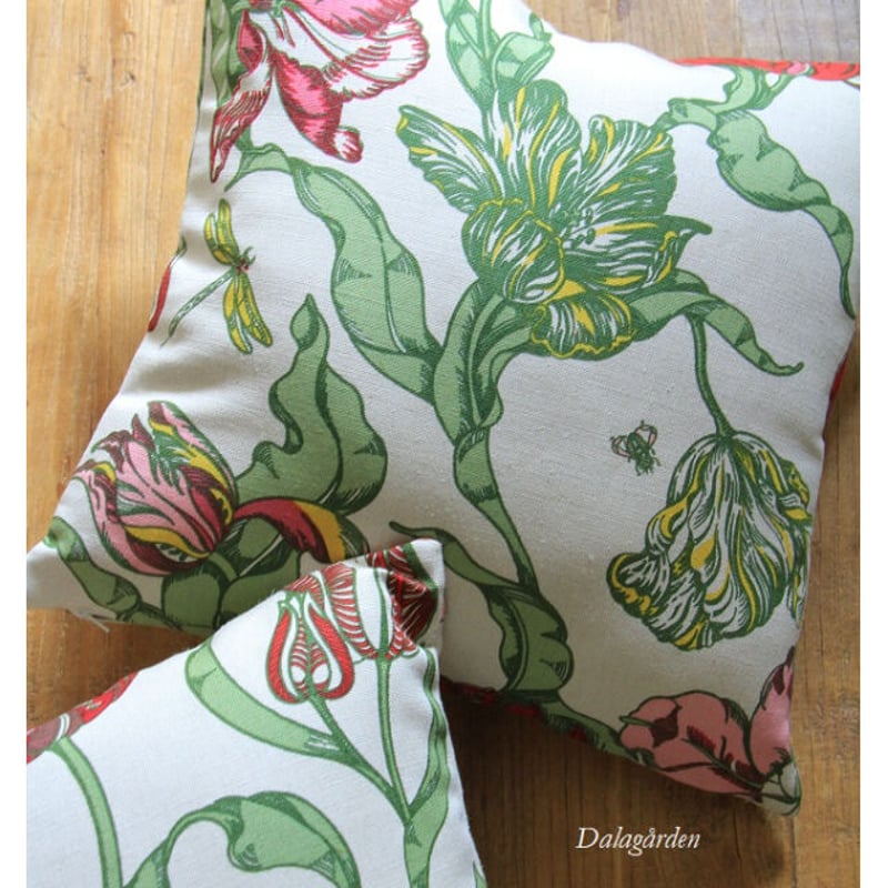 JK-14 ヨブス クッションカバー40 Tulpaner ナチュラル | ダーラナガーデン