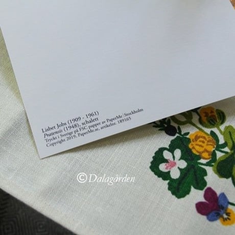 Lisbet Jobs アーカイブデザイン　カード3セット