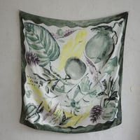 printed scarf 〈Dialogue 〉
