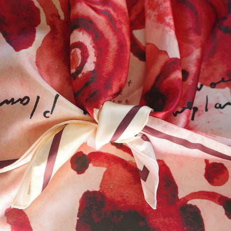 printed scarf 〈botanica paralella〉2026SS new!