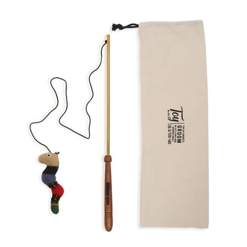 GROOM】 グルーム CAT TEASER 釣竿セット ねこじゃらし | NyanCon.