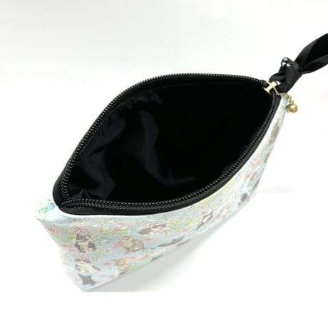 NyanCon Happy Cats Garden "Pouch" 【Blue】