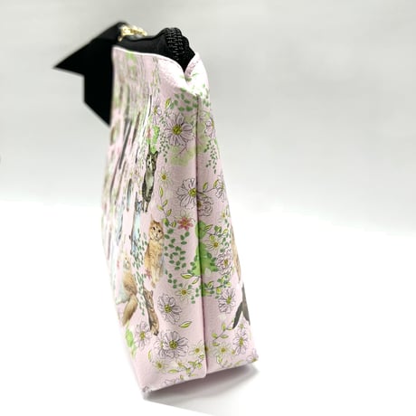NyanCon Happy Cats Garden "Pouch" 【Pink】