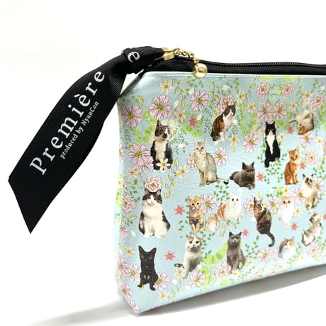 NyanCon Happy Cats Garden "Pouch" 【Blue】